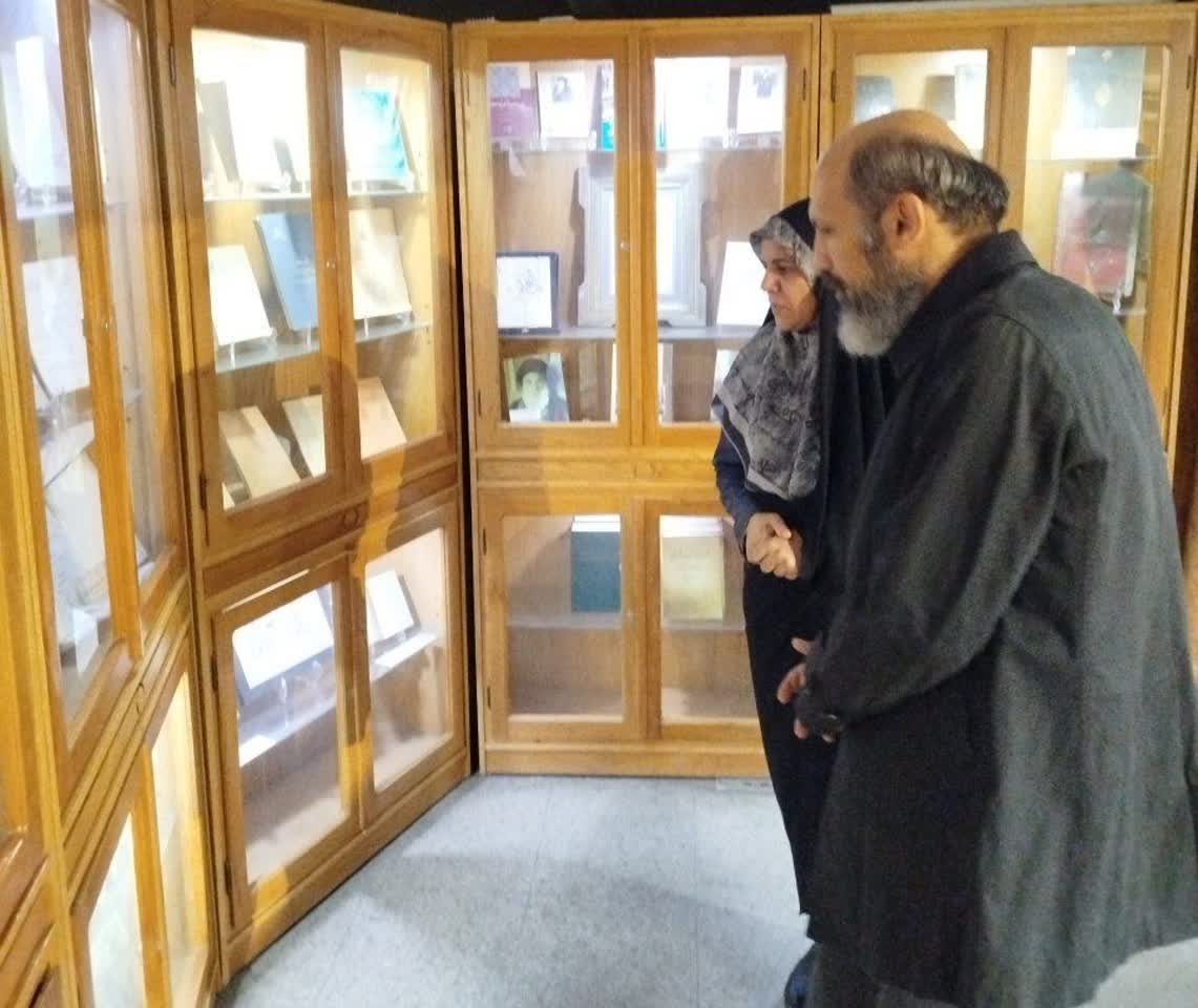 بازدید دکتر احسان رضایی از کتابخانه مسجد اعظم تصویر برای اخبار